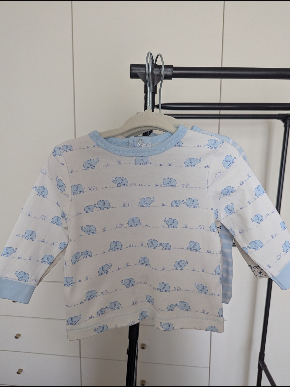 3 Pieces Little Me White/Beige Tops